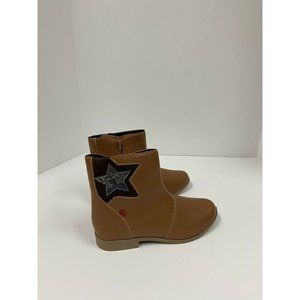 Marc Joseph New York Girl's Leather  Star Ankle Boot Size 5.5